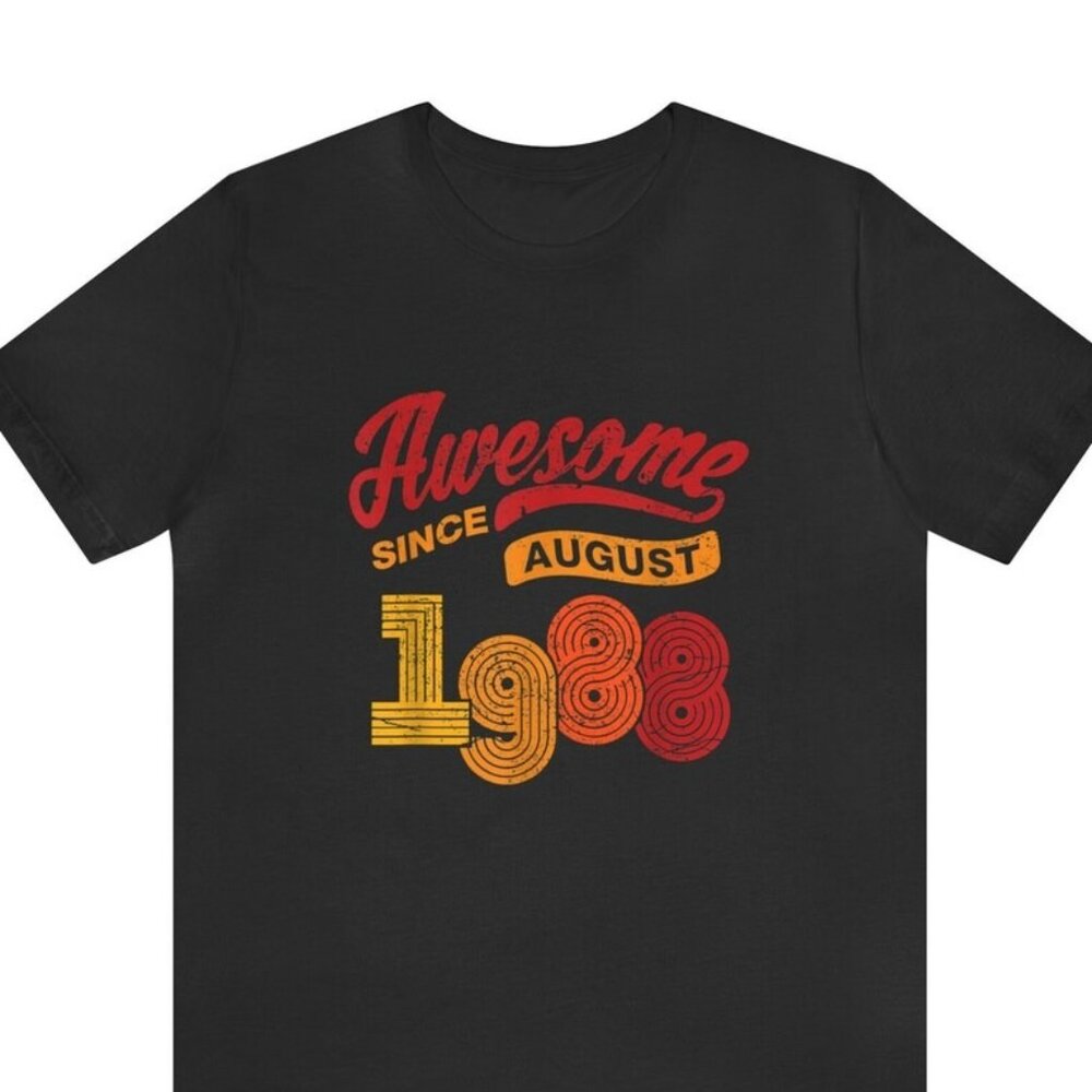Awesome Since August 1983 Shirt, August Birthday Gift, August Birthday Shirt - Picture 1 of 4